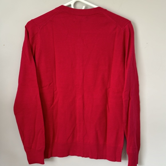 🆕 Gap Factory Button Up Cardigan - Red - Women’s size medium - Picture 4 of 5